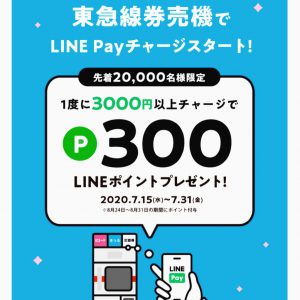 LINE Payチャージ
